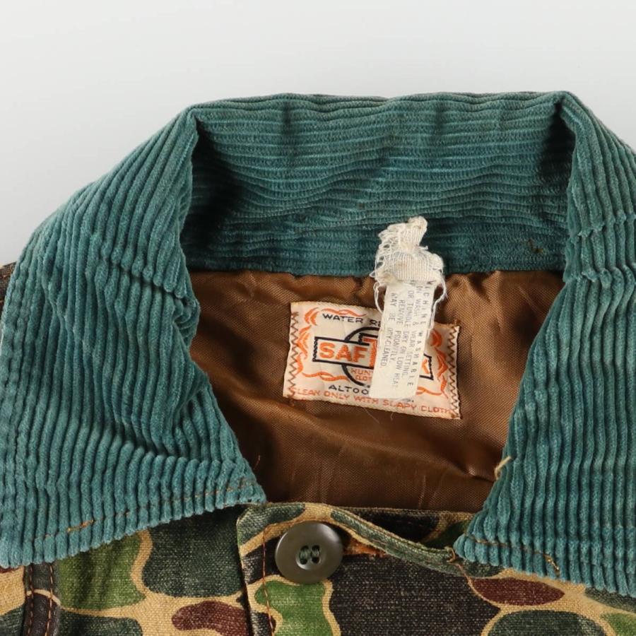70S SAFTBAK ダックハンターカモ ハンティングジャケット サフトバック 古着 70年代 サフトバック SAFTBAK 迷彩柄 ダックハンターカモ