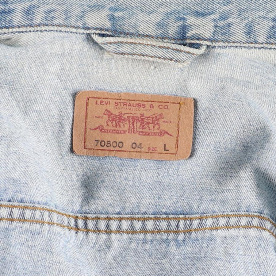 古着 90年代 リーバイス Levi's 70500-0482 デニムジャケット Gジャン メンズL相当 ヴィンテージ/eaa590363 Levi's（リーバイス） 古着 90年代 Levi's 70500-0482 デニム