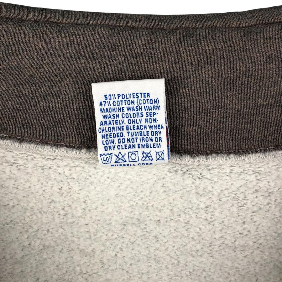 古着 90年代 ラッセル Russell ハーフジップスウェットシャツ