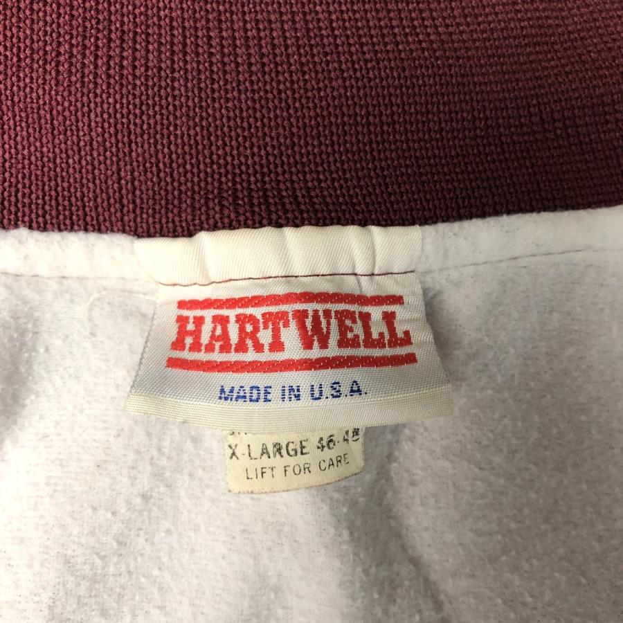 古着 80年代 HARTWELL カレッジ ナイロンスタジャン アワード