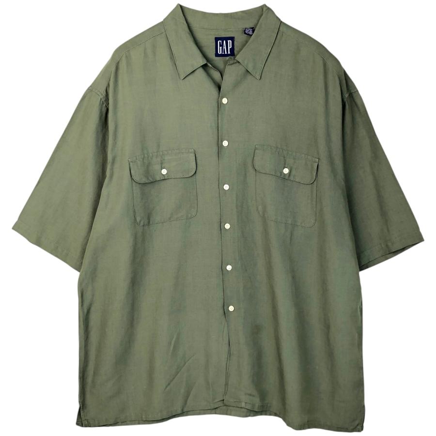 GAP（ギャップ） 古着 90年代 オールドギャップ 半袖 オープンカラー