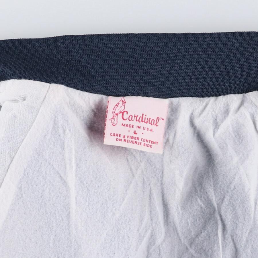古着 80年代 Cardinal カレッジ 3連プリント ナイロンブルゾン USA製