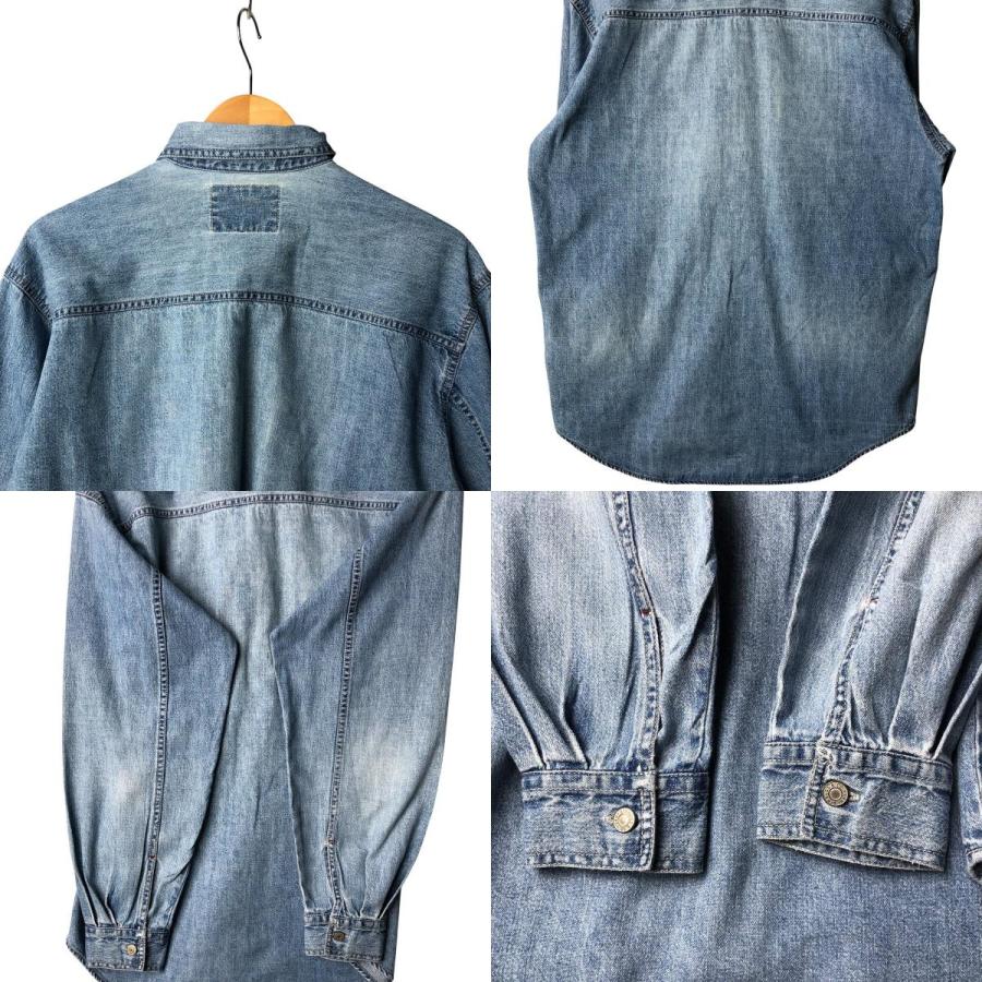 リーバイス プルオーバーデニムシャツ XL USA製70s 長袖 60619 楽天市場】濃紺 70s ビンテージ □ リーバイス デニム 長袖 ウエスタン