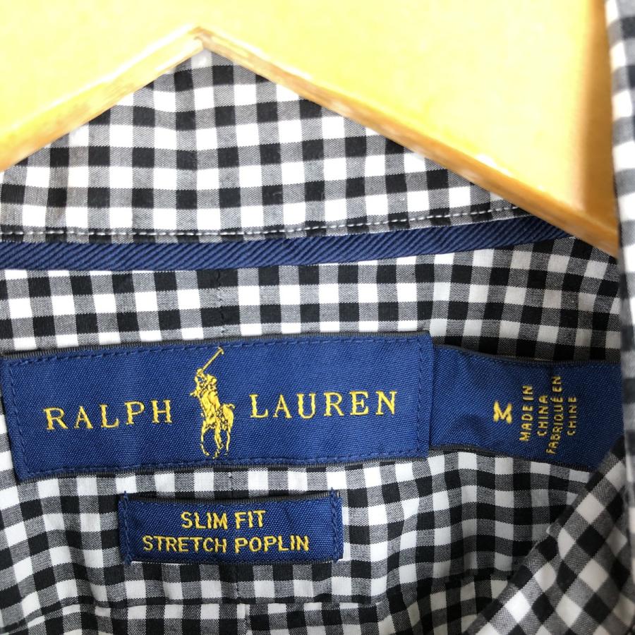 ラルフローレン SLIM FIT スリムフィット　ギンガムチェック　長袖シャツ 楽天市場】ポロ ラルフローレン メンズ スリムフィット ギンガム