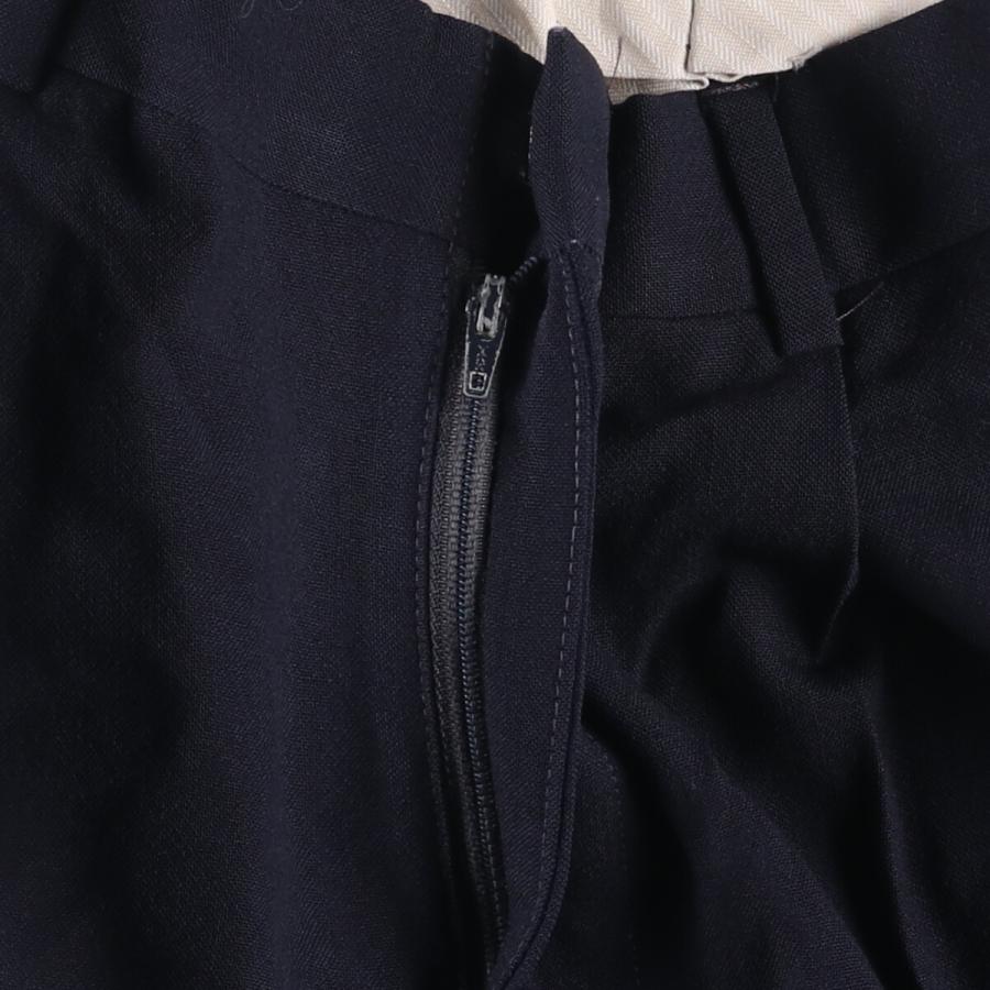 古着 80~90年代 ランズエンド LANDS' END ツータック ウールパンツ