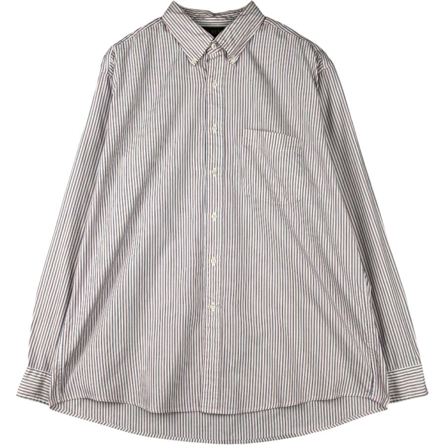 J.CREW（ジェイクルー） 古着 90年代 トリコロールカラー 長袖 ボタン