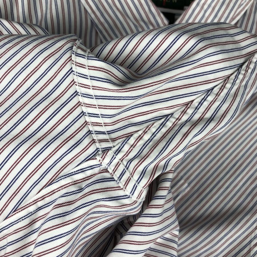 J.CREW（ジェイクルー） 古着 90年代 トリコロールカラー 長袖 ボタン