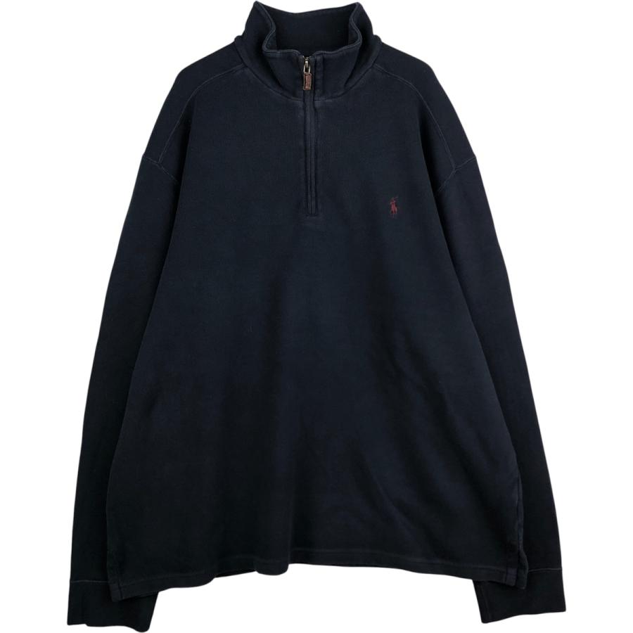 古着 ラルフローレン Ralph Lauren POLO by ハーフジップスウェット