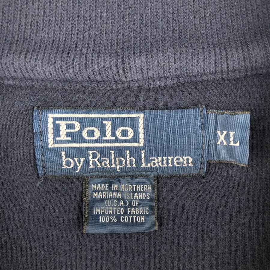 古着 ラルフローレン Ralph Lauren POLO by ハーフジップスウェット