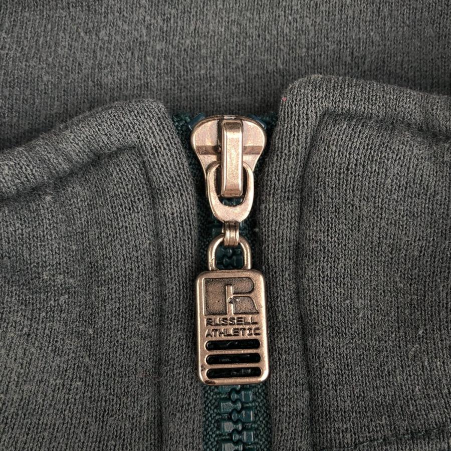 古着 90年代 ラッセル Russell ハーフジップスウェットシャツ