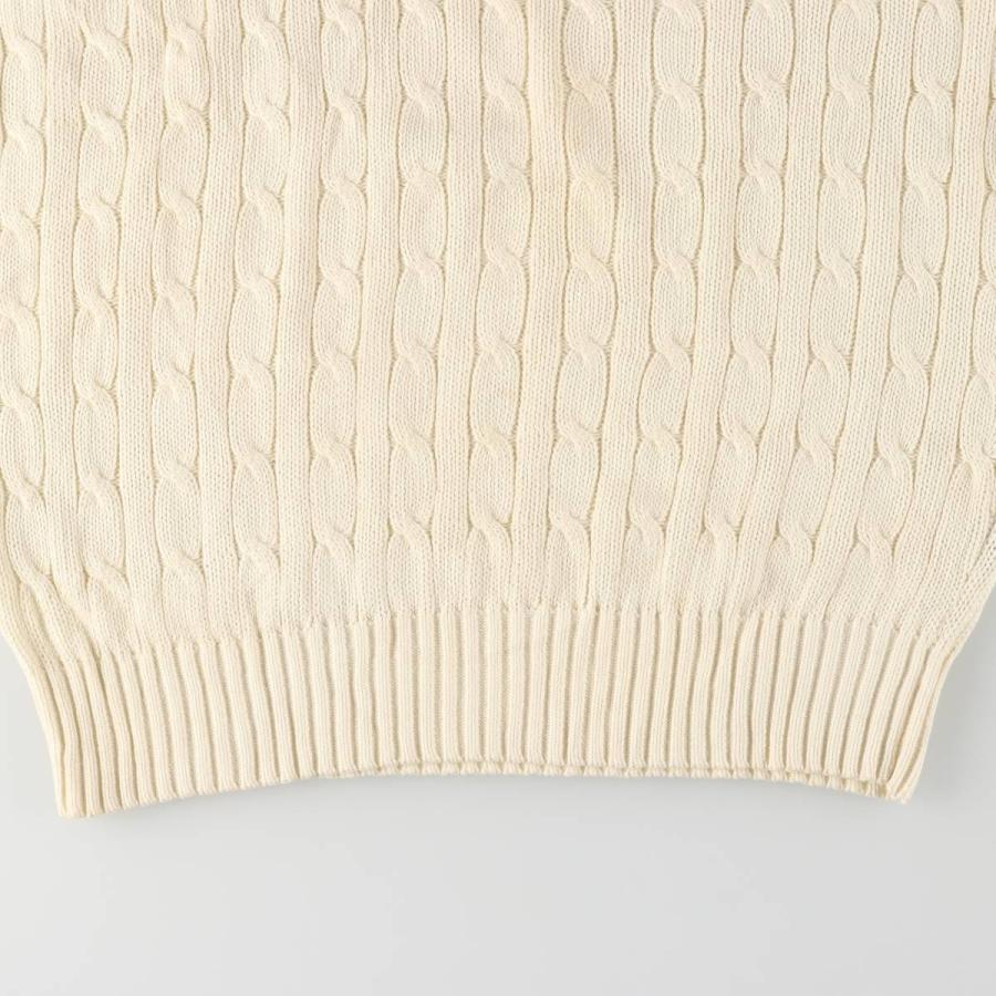 古着 ラルフローレン Ralph Lauren POLO GOLF ポロゴルフ ケーブル編み