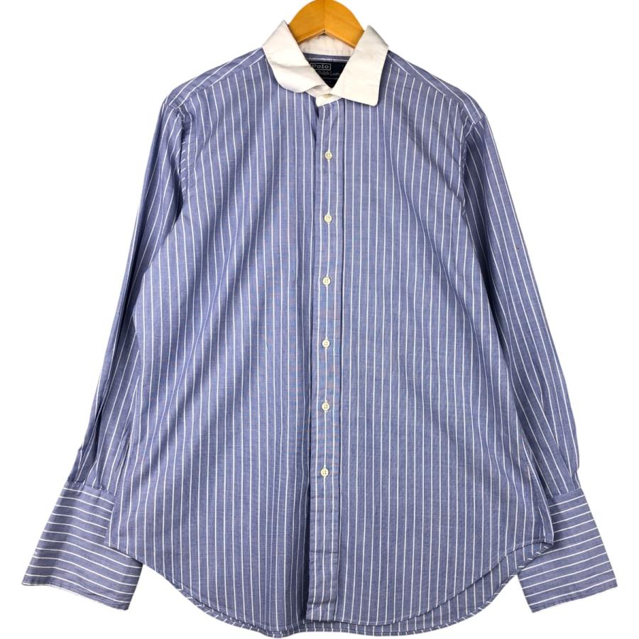 古着 ラルフローレン Ralph Lauren POLO by PHILIP ワイドカラー 