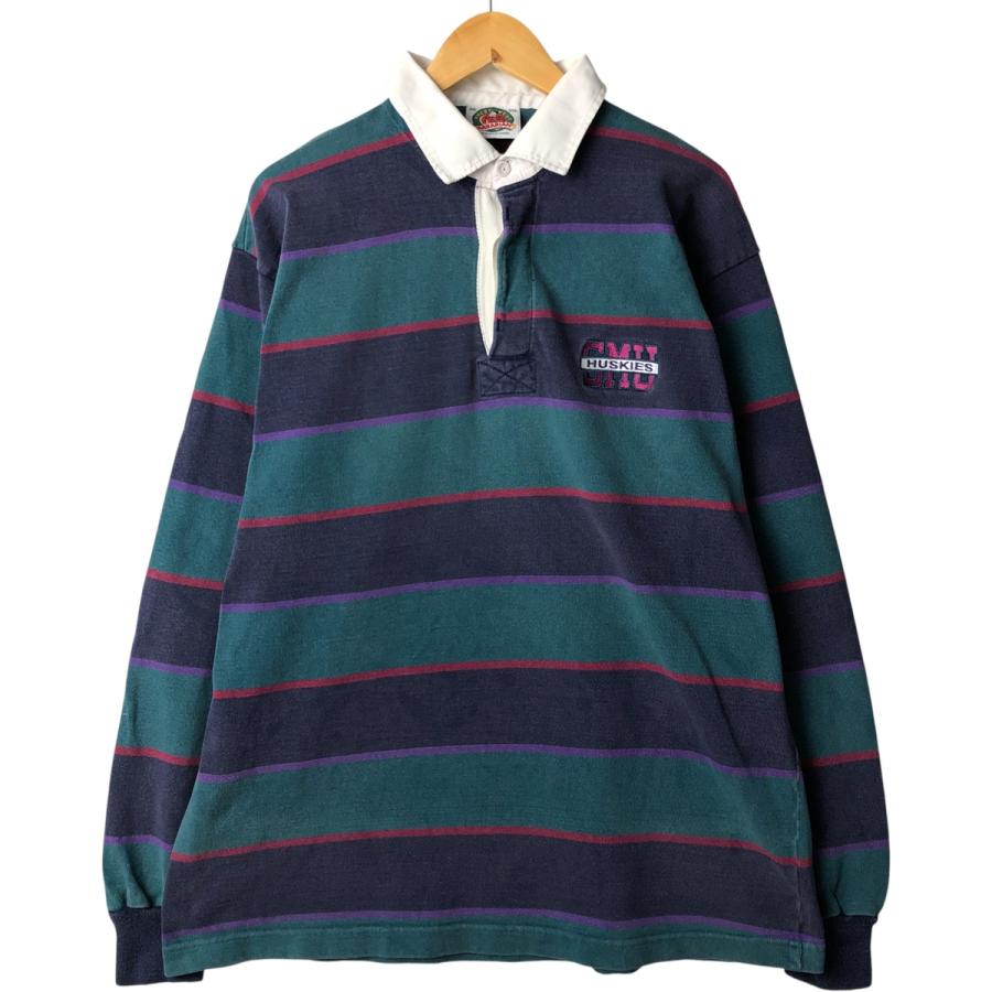 古着 ビッグサイズ 90~00年代 バーバリアン BARBARIAN ボーダー柄 長袖