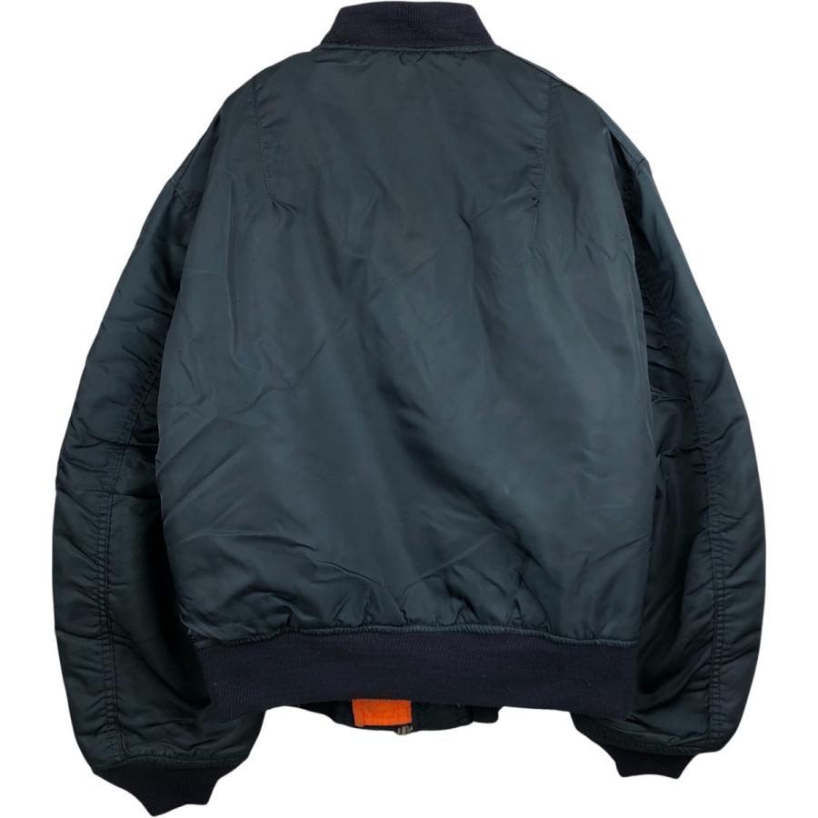 【美品】90s ALPHAMA-1 フライトジャケット 中綿入り M サイズ 古着 90年代 民間品 アルファ ALPHA MA-1タイプ 中綿入り ミリタリー