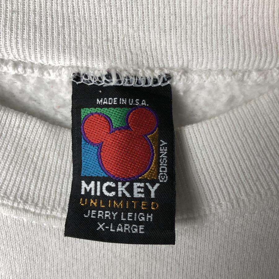 古着 90年代 MICKY UNLIMITED ミッキーマウス キャラクタースウェット