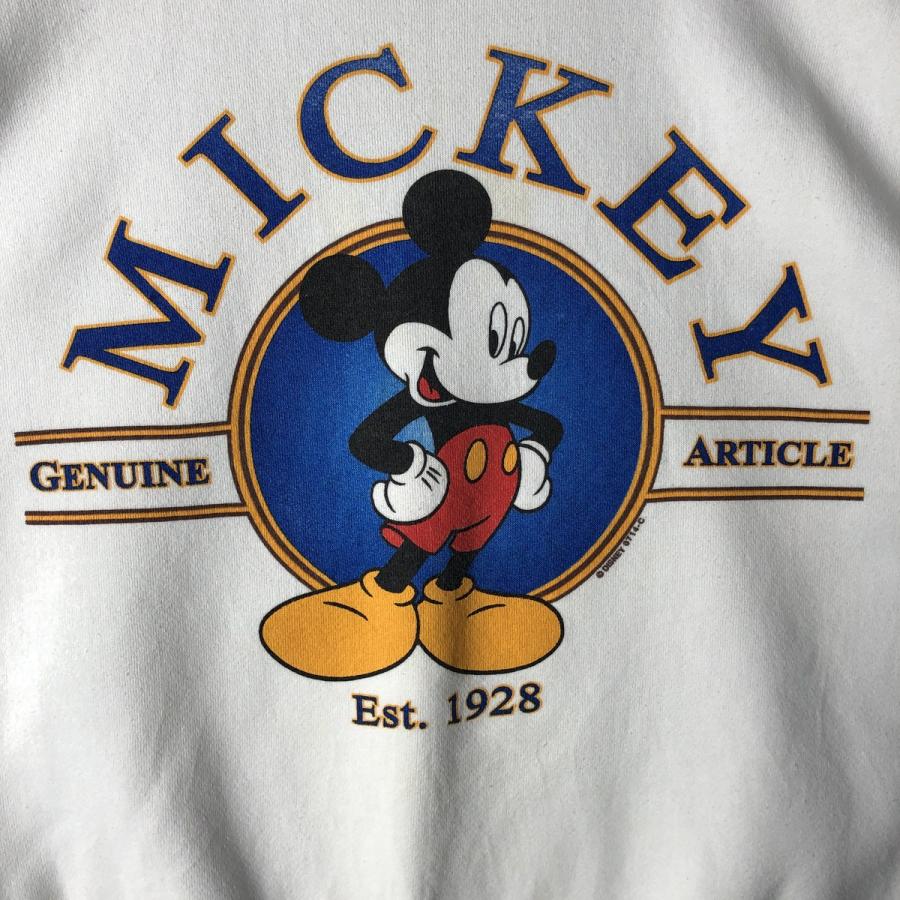 古着 90年代 MICKY UNLIMITED ミッキーマウス キャラクタースウェット