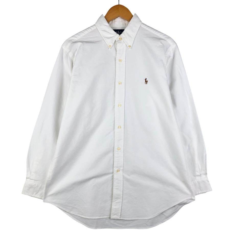 ラルフローレン ボタンダウン リネンシャツ M相当 白 クラシックフィット XS RALPH LAUREN ラルフローレン ボタンダウン リネンシャツ ホワイト