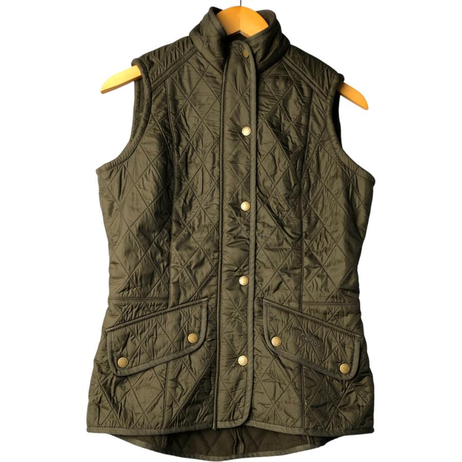 Barbour　ベスト 古着 バブアー Barbour 中綿入り キルティングベスト レディースM相当