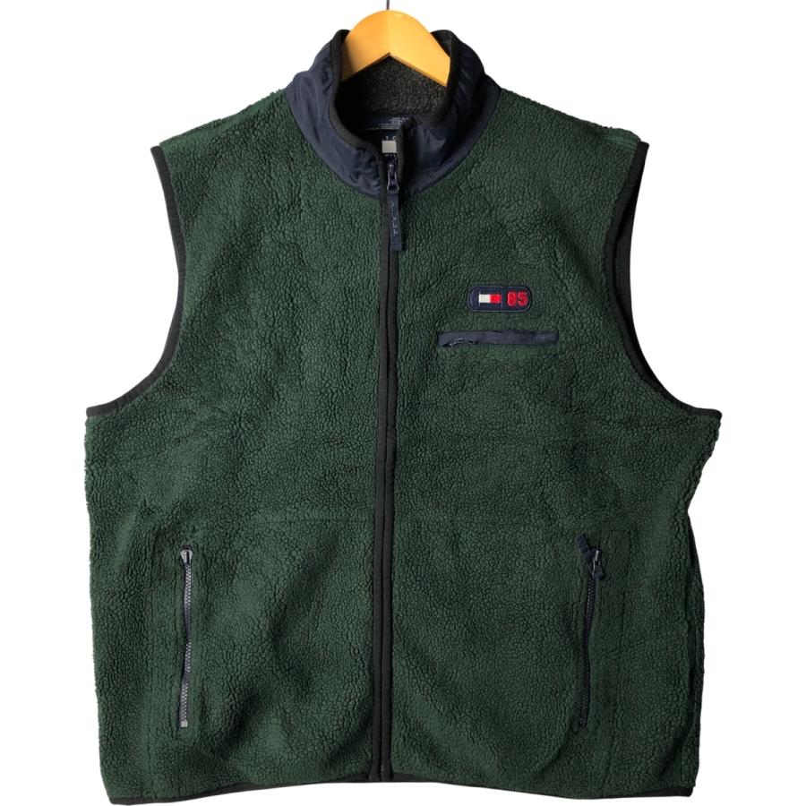 古着 90年代~ トミーヒルフィガー   ボアベスト メンズXL相当/eaa592087 TOMMY HILFIGER（トミー・ヒルフィガー） 古着 90年代~ ボアベスト