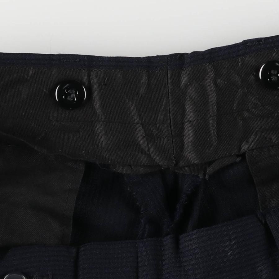 古着 70~80年代 ストライプ柄 ツータック スラックスパンツ メンズw34