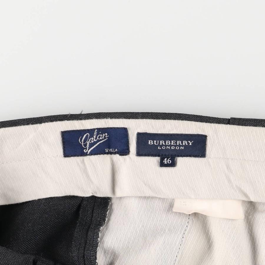 古着 バーバリー Burberry's LONDON ツータック ウールパンツ 46 メンズw37相当/eaa592354 BURBERRY（バーバリー） 古着 Burberry's LONDON ツータック ウール