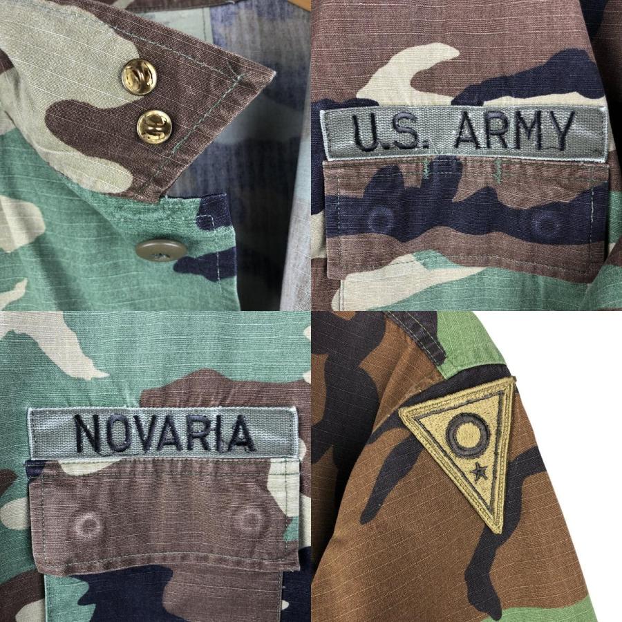 古着 00年代 米軍実品 迷彩柄 ウッドランドカモ B.D.U リップストップ
