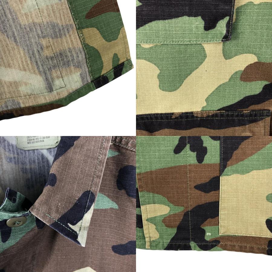 古着 00年代 米軍実品 迷彩柄 ウッドランドカモ B.D.U リップストップ