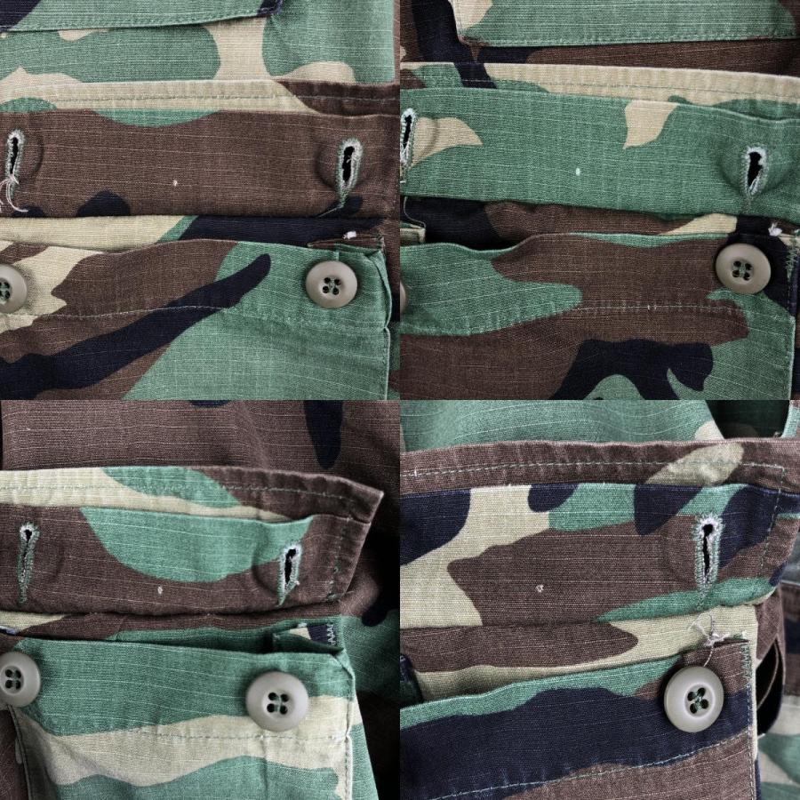 古着 00年代 米軍実品 迷彩柄 ウッドランドカモ B.D.U リップストップ