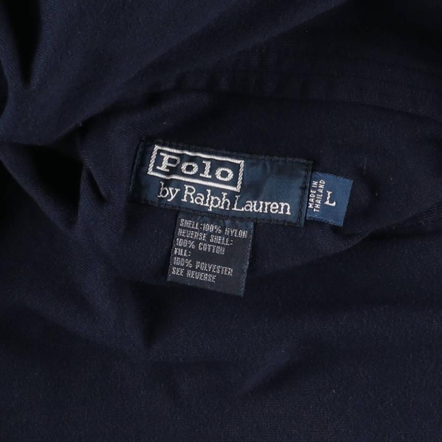 古着 ラルフローレン Ralph Lauren POLO by リバーシブル 中綿パーカー