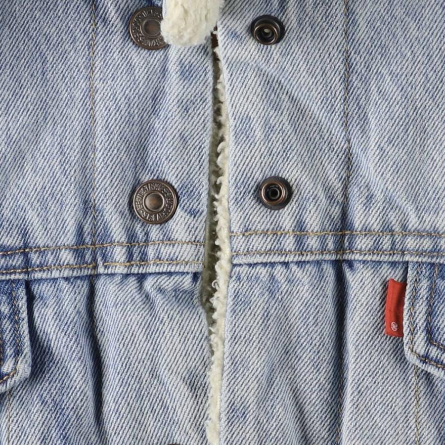 LEVI’S リーバイス デニムジャケット レディース 【古着】【中古】 Levi's（リーバイス） 古着 デニムボアジャケット レディースS相当