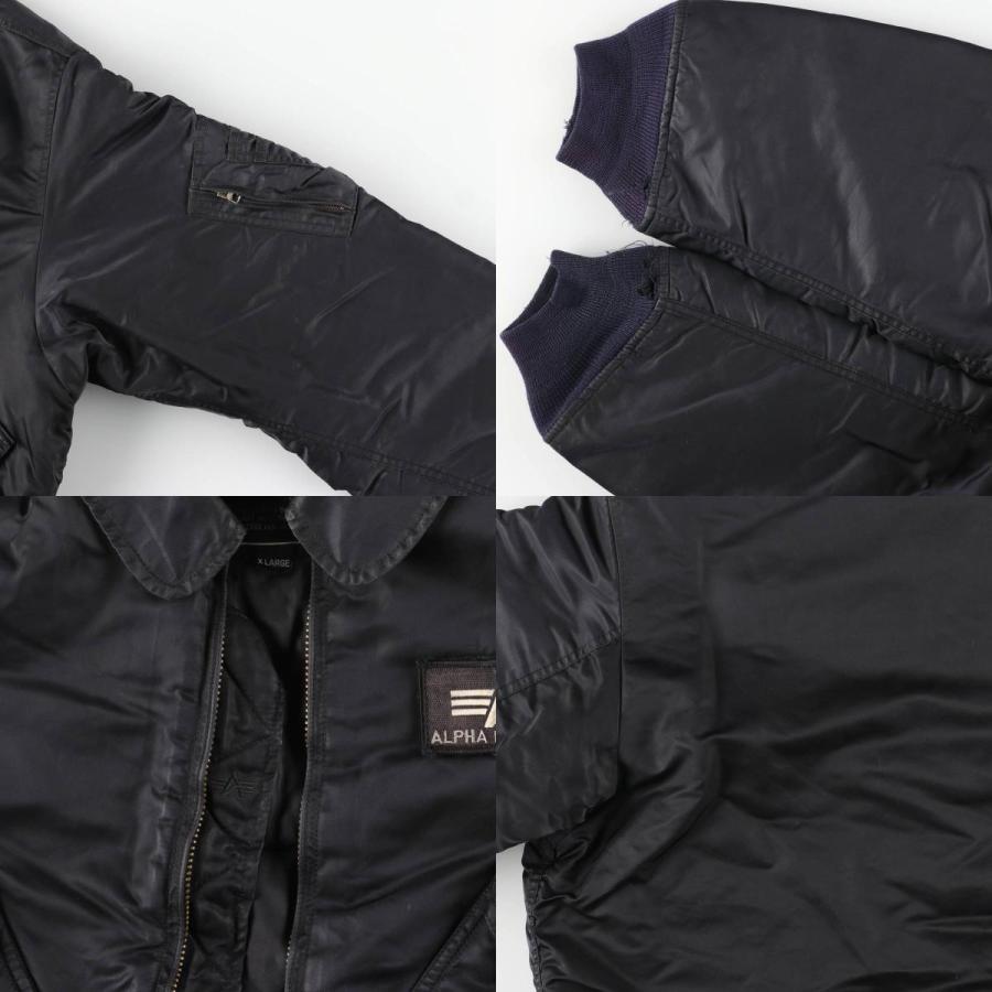 古着 民間品 アルファ ALPHA CWU-45/Pタイプ 中綿入り ミリタリー フライトジャケット メンズXL相当/eaa592561 古着 民間品 アルファ ALPHA CWU-45/Pタイプ 中綿入り ミリタリー