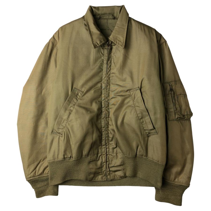 古着 ヘリクルージャケット ミリタリー フライトジャケット メンズL