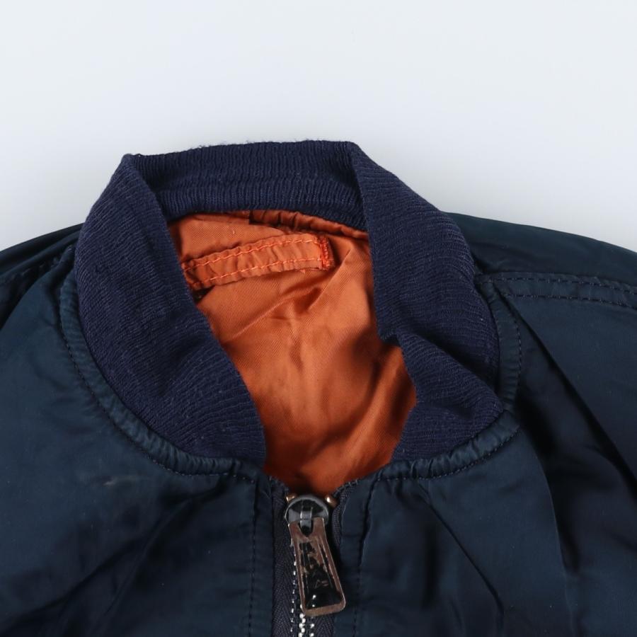 古着 90年代 民間品 アルファ ALPHA MA-1タイプ 中綿入り ミリタリー