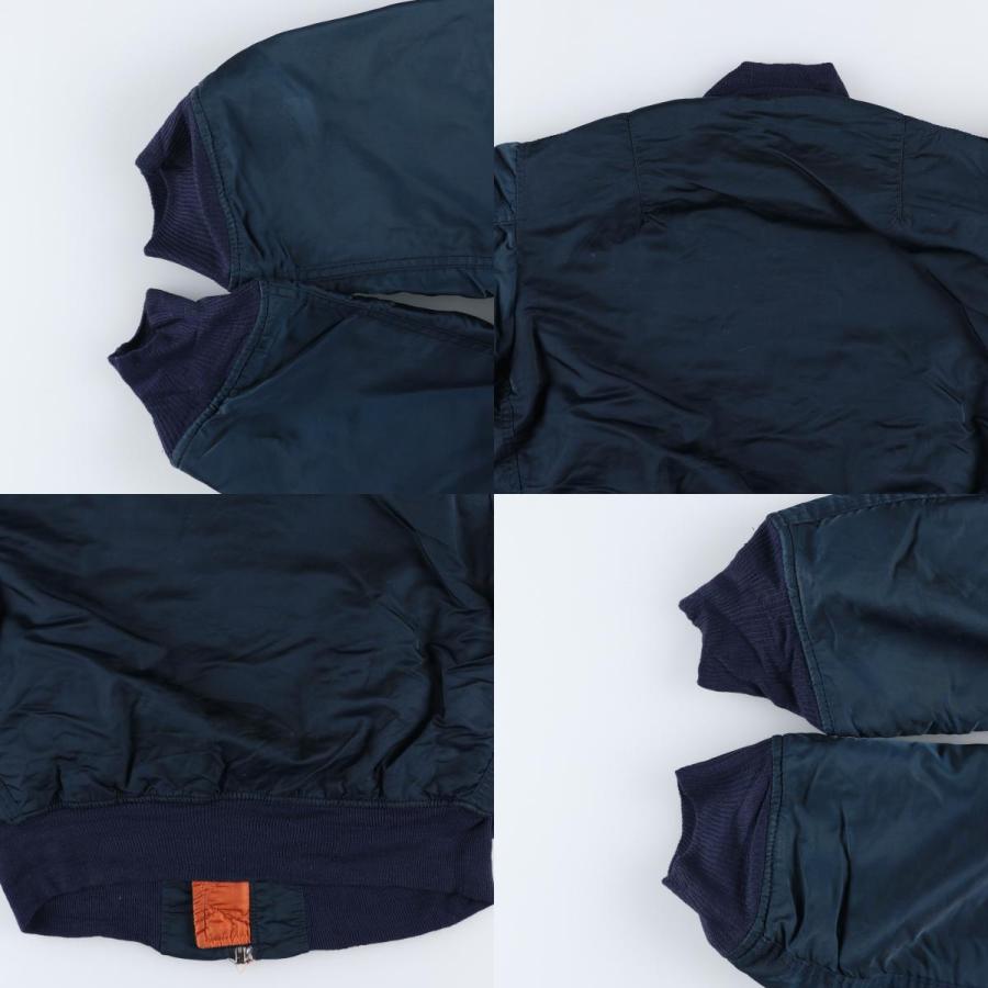 古着 90年代 民間品 アルファ ALPHA MA-1タイプ 中綿入り ミリタリー