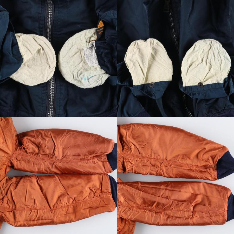 古着 90年代 民間品 アルファ ALPHA MA-1タイプ 中綿入り ミリタリー