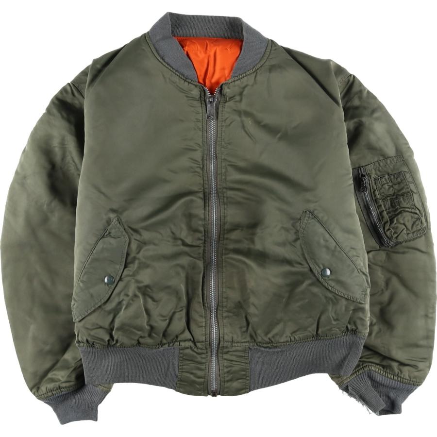 古着 90年代 民間品 アルファ ALPHA MA-1タイプ 中綿入り ミリタリー