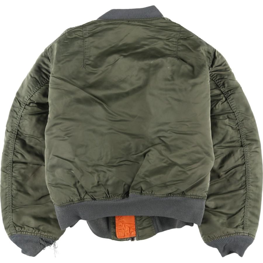 古着 90年代 民間品 アルファ ALPHA MA-1タイプ 中綿入り ミリタリー