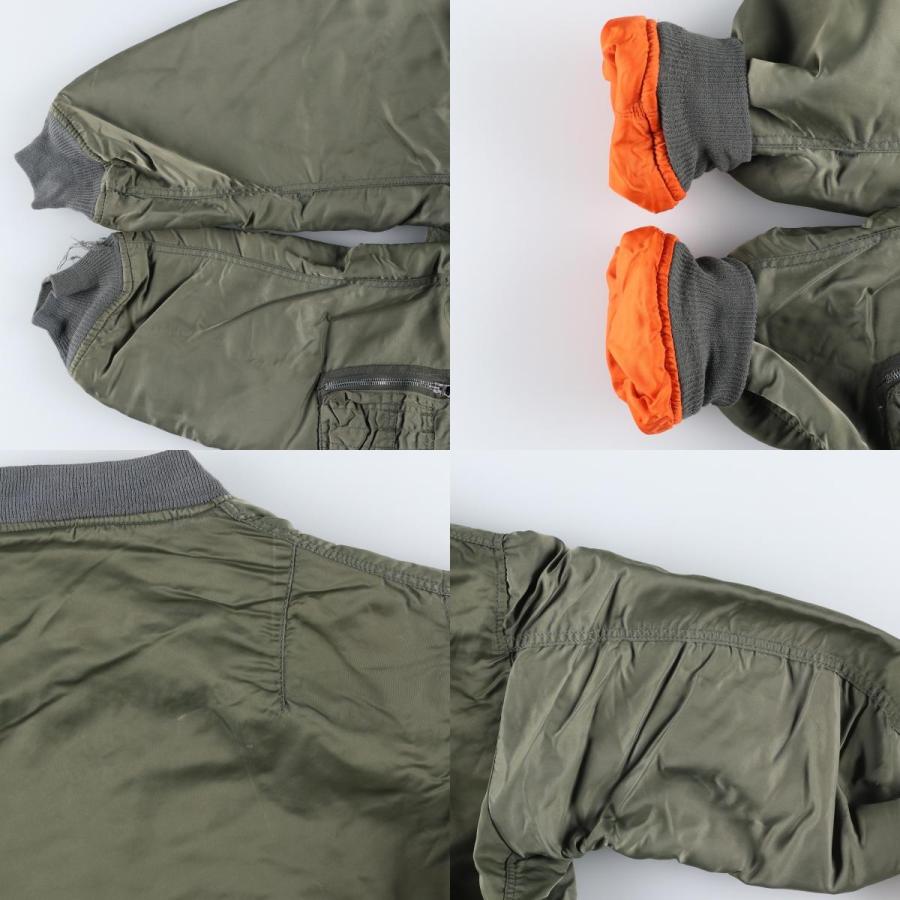 古着 90年代 民間品 アルファ ALPHA MA-1タイプ 中綿入り ミリタリー