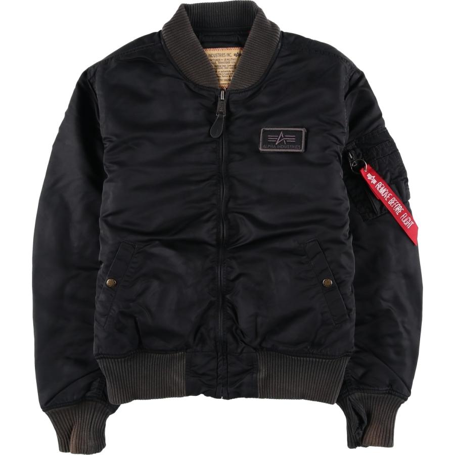 古着 民間品 アルファ ALPHA MA-1タイプ 中綿入り ミリタリー フライト