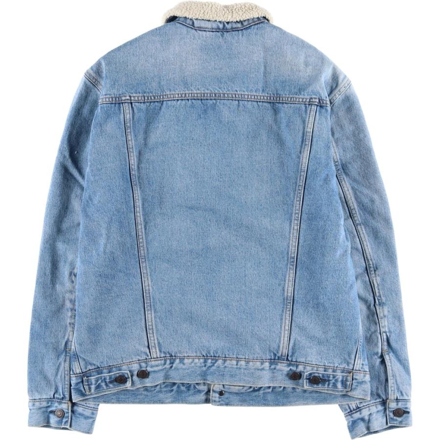 Levi's（リーバイス） 古着 中綿入り デニムボアジャケット メンズL