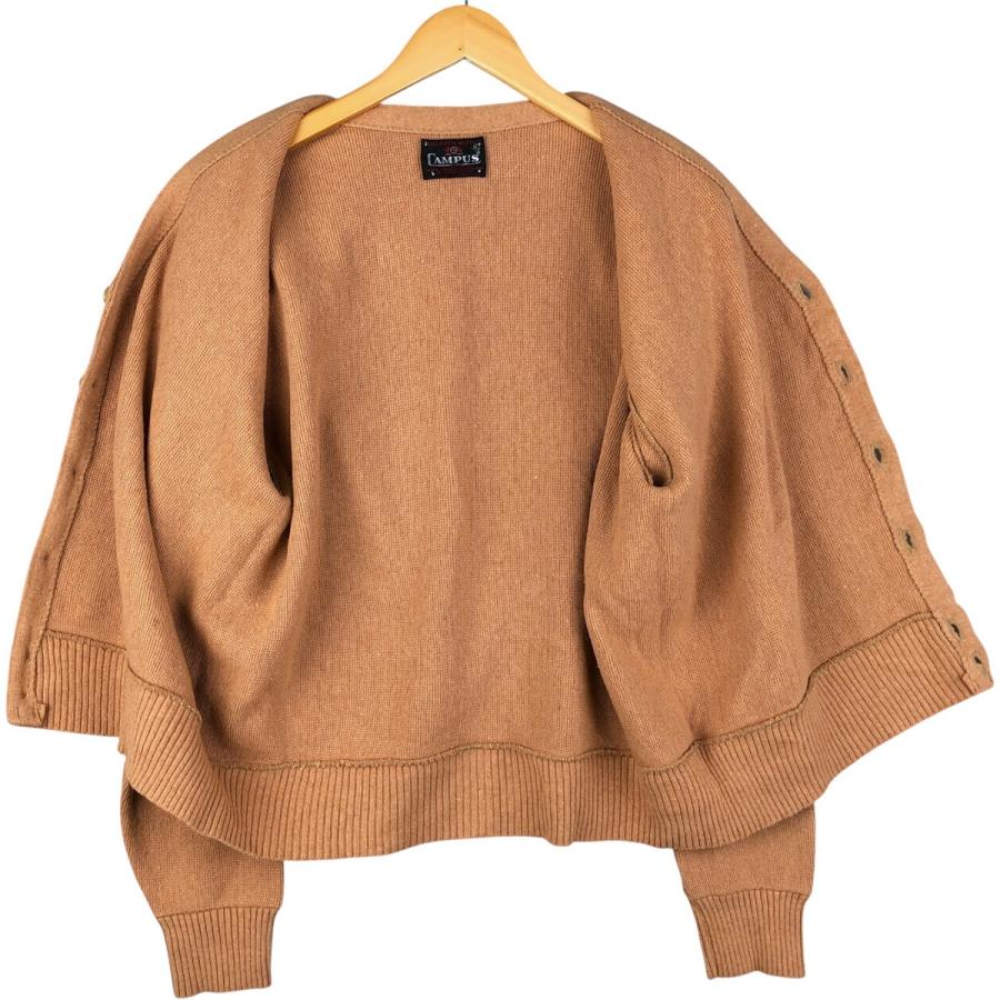 古着 70年代 キャンパス CAMPUS アクリルニットカーディガン USA製 
