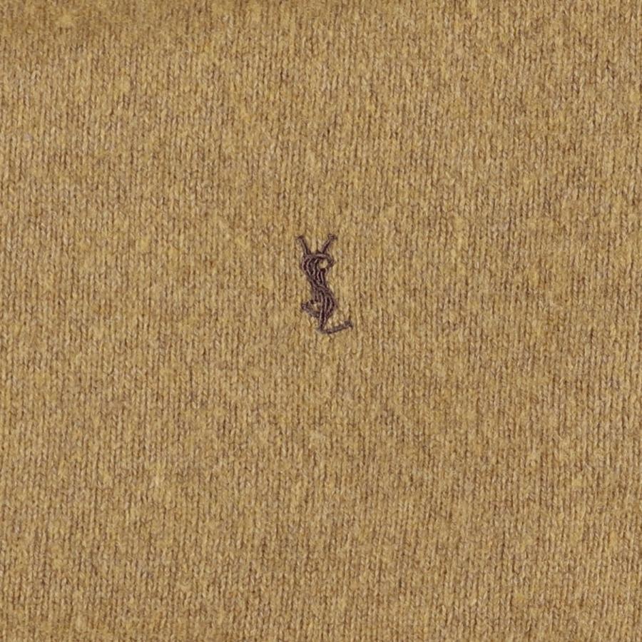 イブサンローラン プールオム ワンポイント刺繍ロゴ クルーネック Yves Saint Laurent（イヴ・サンローラン） 古着 Yves Saint Laurent