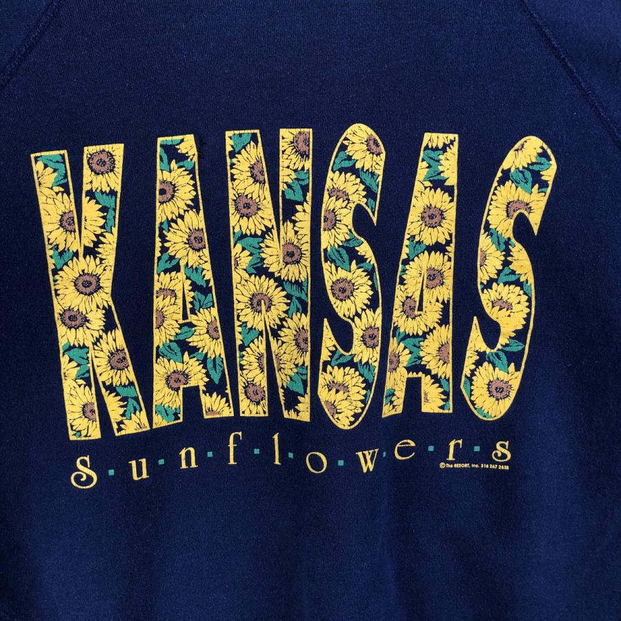 Hanes（ヘインズ） 古着 90年代 ACTIVEWEAR 花柄 ひまわり柄 プリント