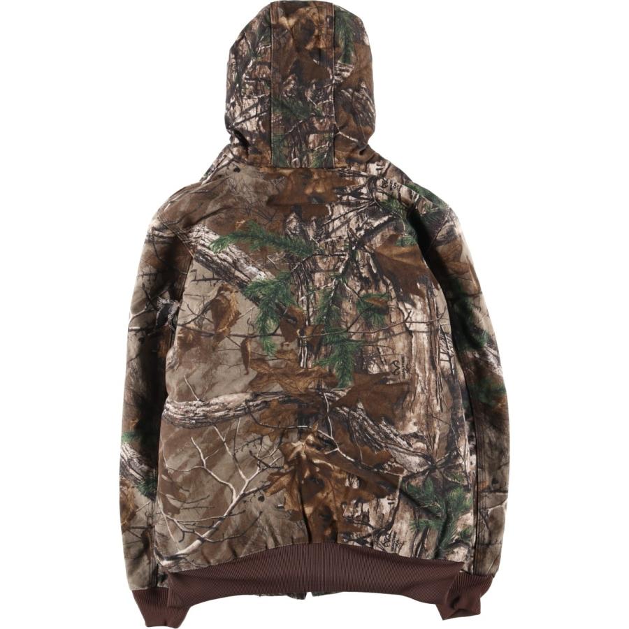 carhartt アクティブジャケット リアルツリー　カモ　 迷彩　L Carhartt（カーハート） 古着 アクティブジャケット 迷彩柄 リアル