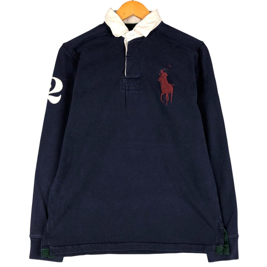古着 ラルフローレン Ralph Lauren POLO RALPH LAUREN CUSTOM FIT ビッグポニー 長袖 ラガーシャツ メンズS相当/eaa593166 古着 ラルフローレン Ralph Lauren POLO RALPH LAUREN CUSTOM FIT