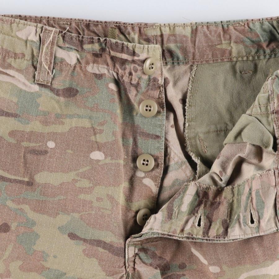 古着 米軍実品 迷彩柄 マルチカムカモ リップストップ ダブルニー ミリタリー カーゴパンツ コンバットパンツ USA製 SMALL - REGULAR メンズS相当/eaa593209 古着 米軍実品 迷彩柄 マルチカムカモ リップストップ ダブルニー