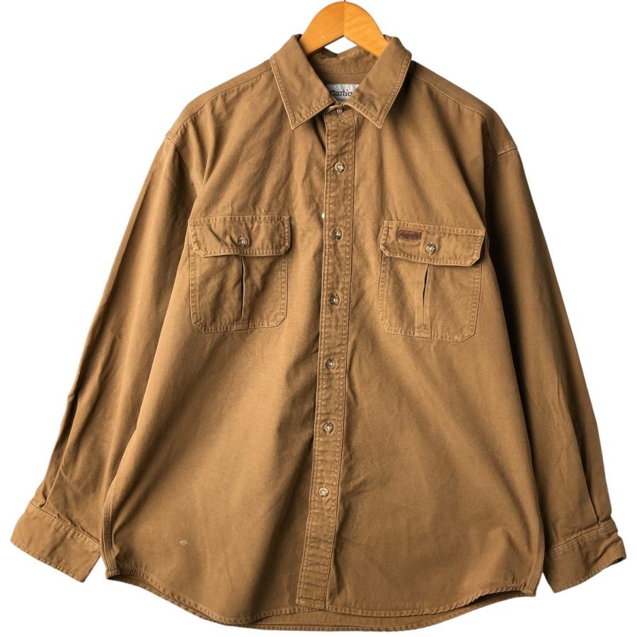 Carhartt（カーハート） 古着 長袖 ワークシャツ メンズL相当