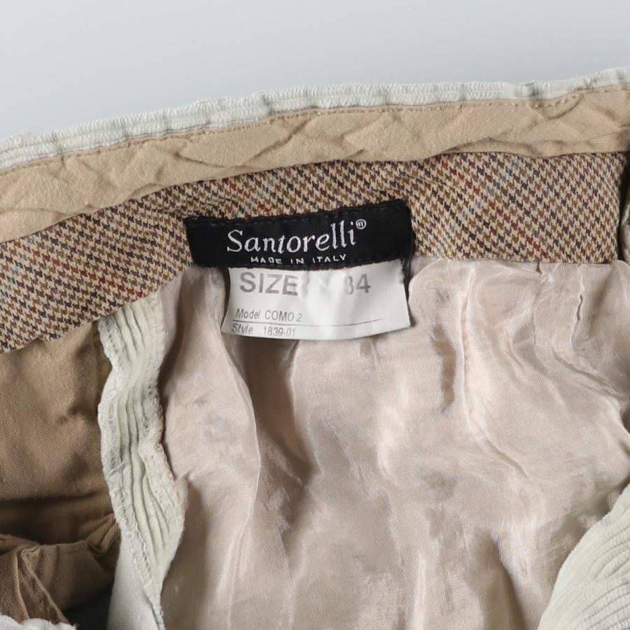 古着 Santorelli ツータック コーデュロイパンツ イタリア製 メンズw33相当 ヴィンテージ/eaa593291 古着 Santorelli ツータック コーデュロイパンツ イタリア製 メンズw33