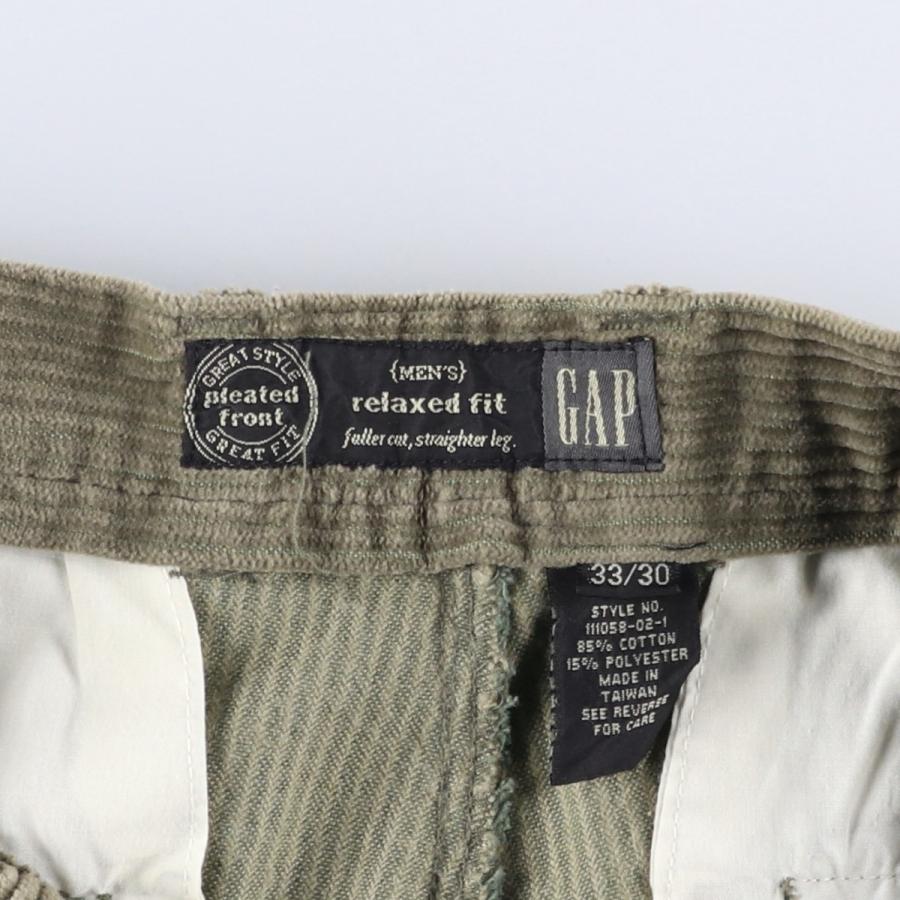 GAP（ギャップ） 古着 90年代 GAP RELAXED FIT オールドギャップ 太畝