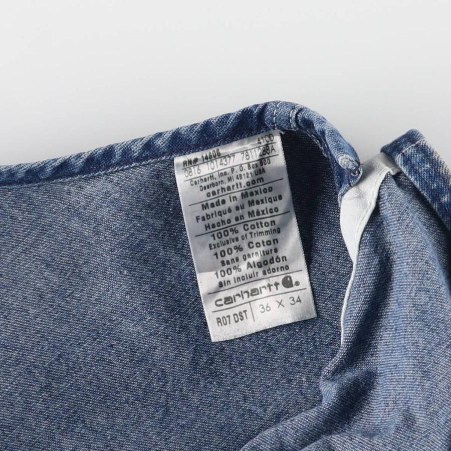Carhartt（カーハート） 古着 デニムオーバーオール メンズw36相当